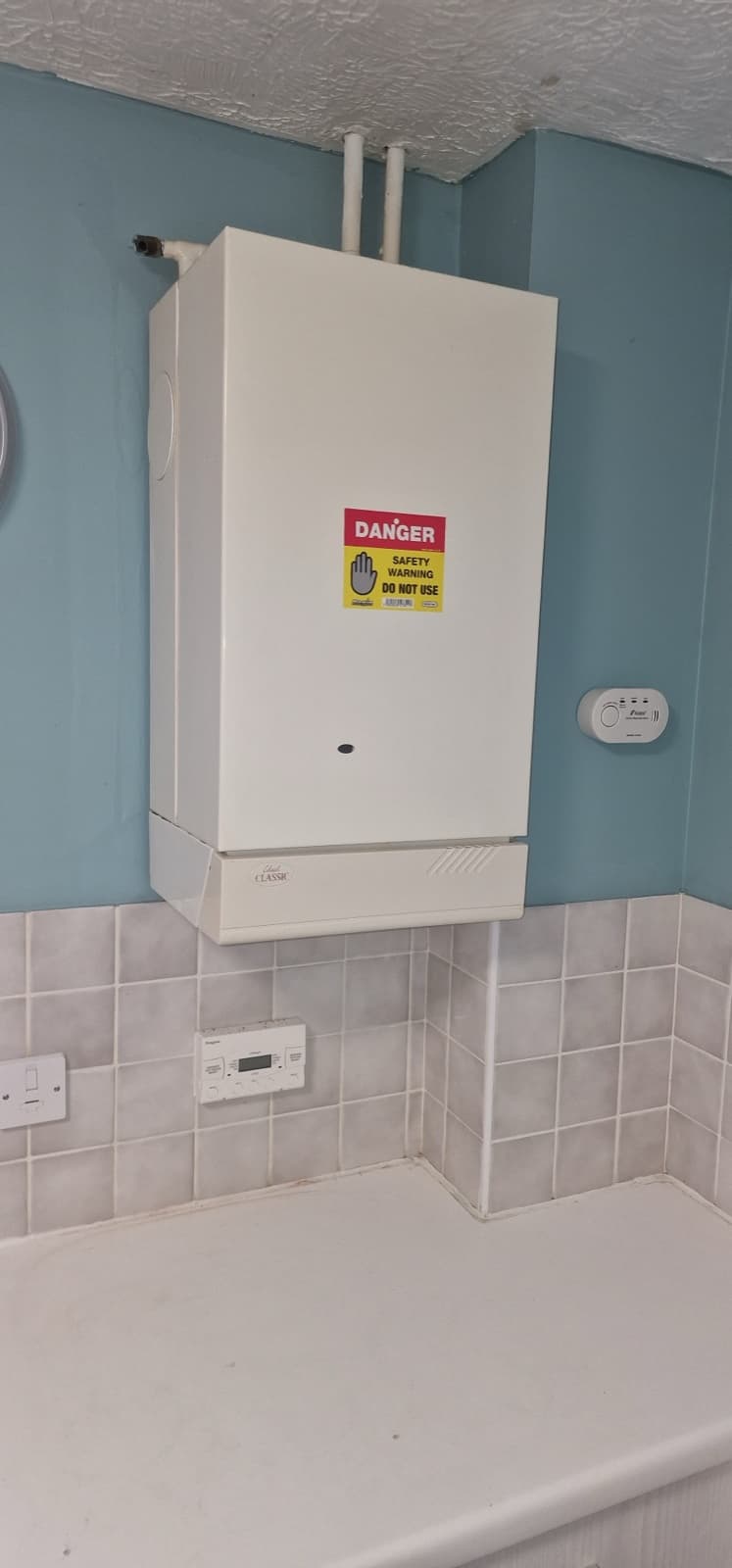 Old water heater condemned on safety grounds